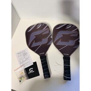 Set Of 2 Clipton LED Light‑up Rechargeable Pickleball Paddle No Cord
